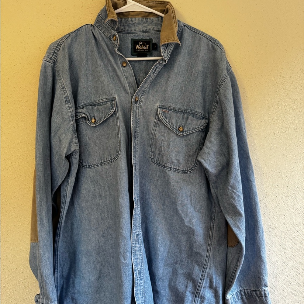 Woolrich Light Blue Denim Shirt